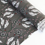 Dream Catcher - Printed Yoryu Chiffon | Graphite