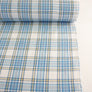 Eleanor - Yarn Dyed Linen Check | Aquamarine