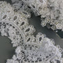 #58 Archival French Embroidered Lace - 10cm | Pearl