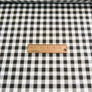 Miley - Supima Cotton Shirting | Black Gingham Remnant (1.5M)