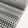 Miley - Supima Cotton Shirting | Black Gingham Remnant (1.5M)
