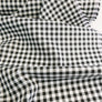 Miley - Supima Cotton Shirting | Black Gingham