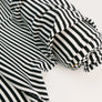 Stripe Lightning Jacquard - Cotton Knit | B&W Stripe