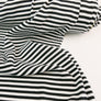 Stripe Lightning Jacquard - Cotton Knit | B&W Stripe