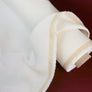 Doris - European Chevron Linen | Eggshell (LAST CUT - 3.3M)