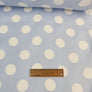 Bowie - Printed Linen | Powder Blue (LAST CUT - 3.2M)