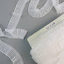 #72 Archival Japanese Ruffle Trim - 3cm | Off-White