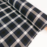 Ziggy - Checked Wool Flannel | Deep Blue