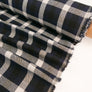 Ziggy - Checked Wool Flannel | Deep Blue