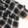 Ziggy - Checked Wool Flannel | Deep Blue