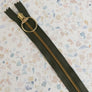 YKK 90cm Metal Zip With Circle Pull | Ocean & Olive