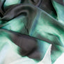 Allure - Printed Silk Satin | Emerald (LAST CUTS)