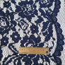 Dita Lace - Alençon lace | Midnight Blue