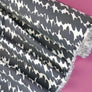 Scribble Print - Silk Twill | Charcoal