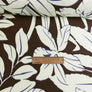 Printed Silk Linen | Cacao