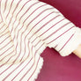 Asahi - Japanese Cotton Twill | Merlot Stripe
