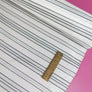 Marca - Italian Lining | Silver Stripe
