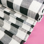 Babette - Checked Linen | B&W