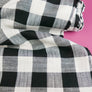 Babette - Checked Linen | B&W