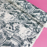 Amsterdam - Printed Viscose | Charcoal