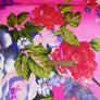 Printed Silk Habotai | Pink Bouquet