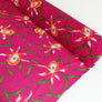 Printed Silk Georgette | Orange Orchid