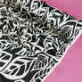 Printed Silk Satin | Leaves