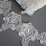 #6 Archival French Embroidered Lace - 15cm | Eggshell
