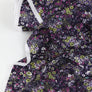 Geranium - Polyester Crepe de Chine | Aubergine