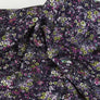 Geranium - Polyester Crepe de Chine | Aubergine