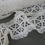 #48 Archival German Lace - 8cm | Off White Scallop