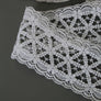 #48 Archival German Lace - 8cm | Off White Scallop