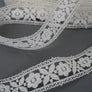 #45 Archival Austrian Guipure Lace - 4.5cm | Off White Floral