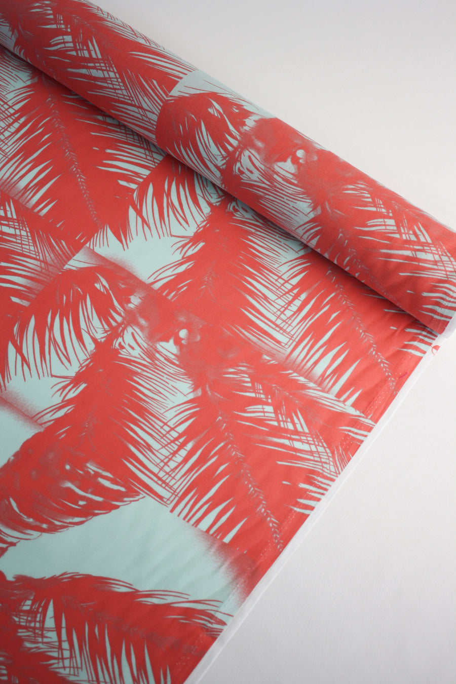 Palm - Cotton Voile | Cerise