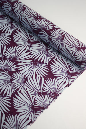 Mika - Printed Viscose | Periwinkle