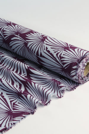 Mika - Printed Viscose | Periwinkle