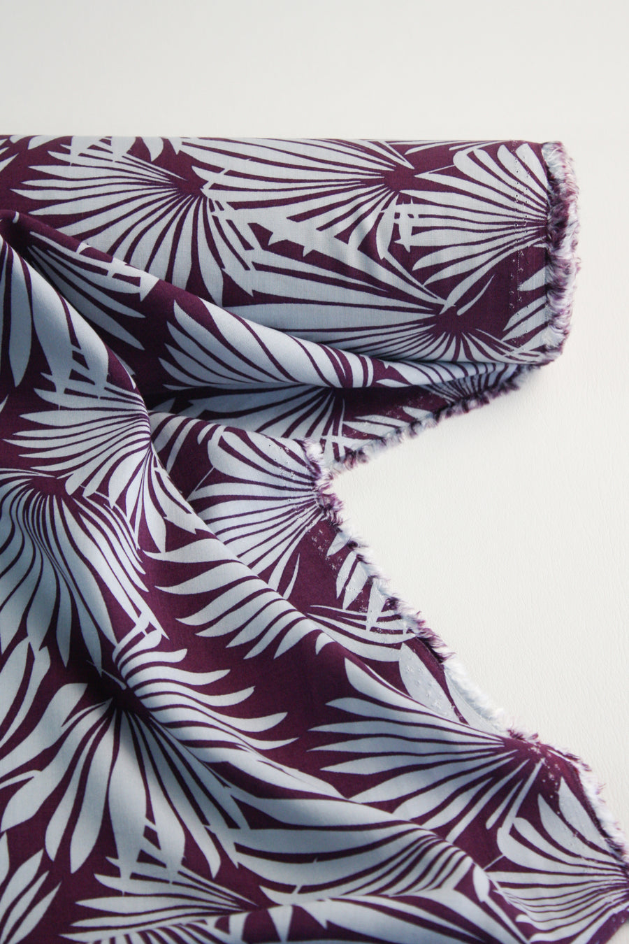 Mika - Printed Viscose | Periwinkle