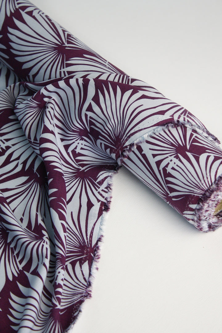 Mika - Printed Viscose | Periwinkle