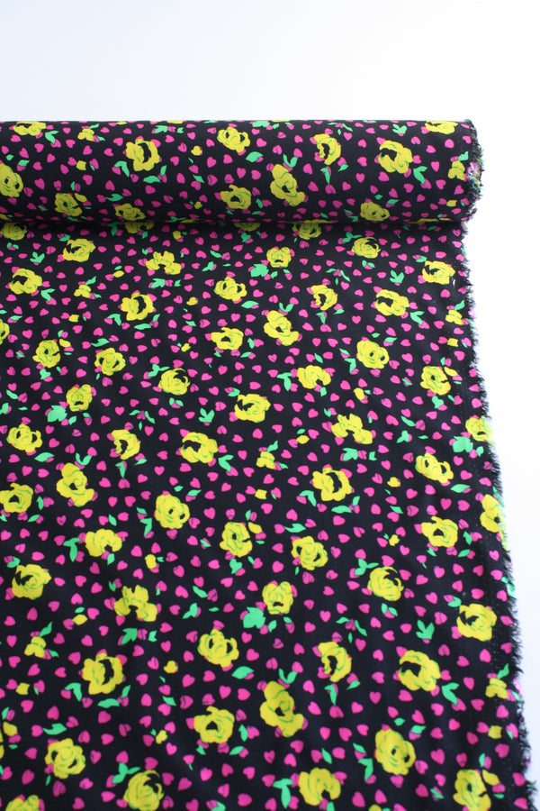 Rozu - Printed Viscose Crepe | Canary
