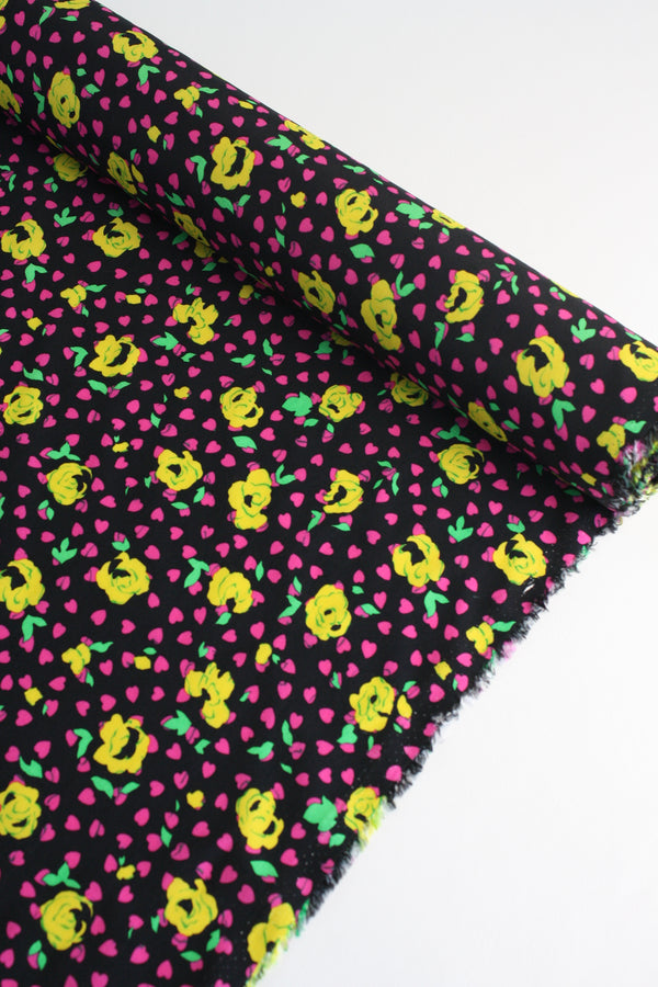 Rozu - Printed Viscose Crepe | Canary