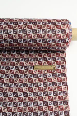 Archival French Check Jacquard | Mauve