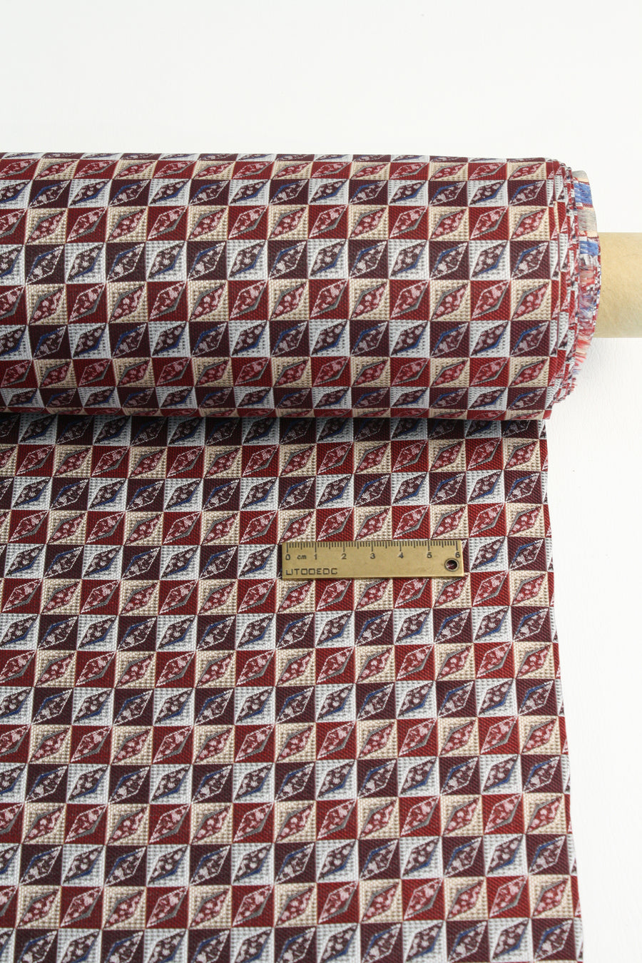 Archival French Check Jacquard | Mauve