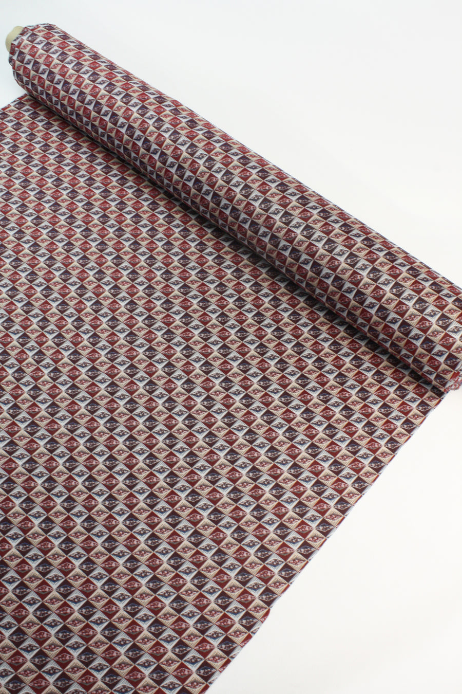 Archival French Check Jacquard | Mauve