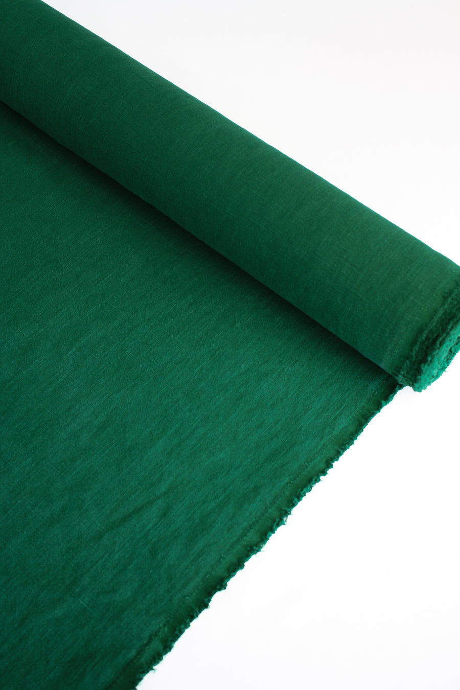 Jill - Crosshatch Heavyweight Linen | Emerald #3