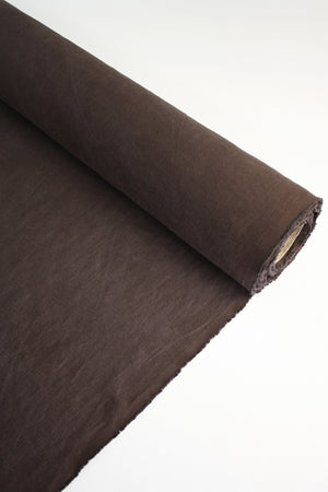 Jill - Crosshatch Heavyweight Linen | Cocoa #4