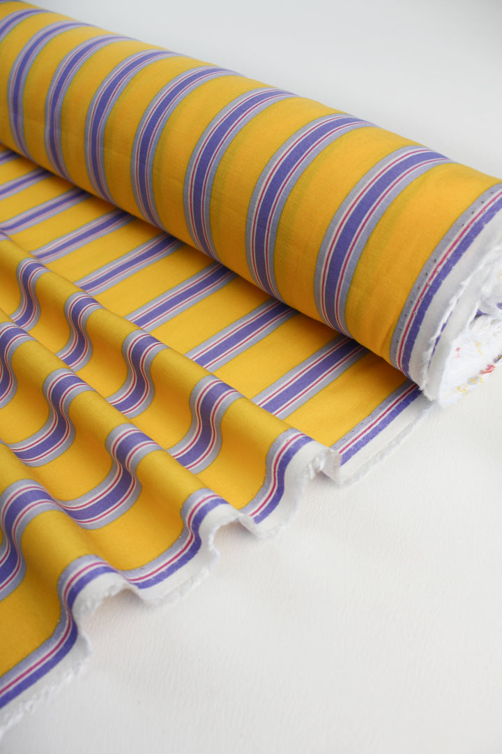 Zinnia - Printed Viscose |  Naples Yellow Remnant (1.7M)