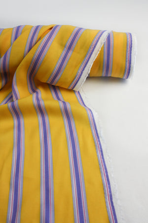 Zinnia - Printed Viscose |  Naples Yellow Remnant (1.7M)