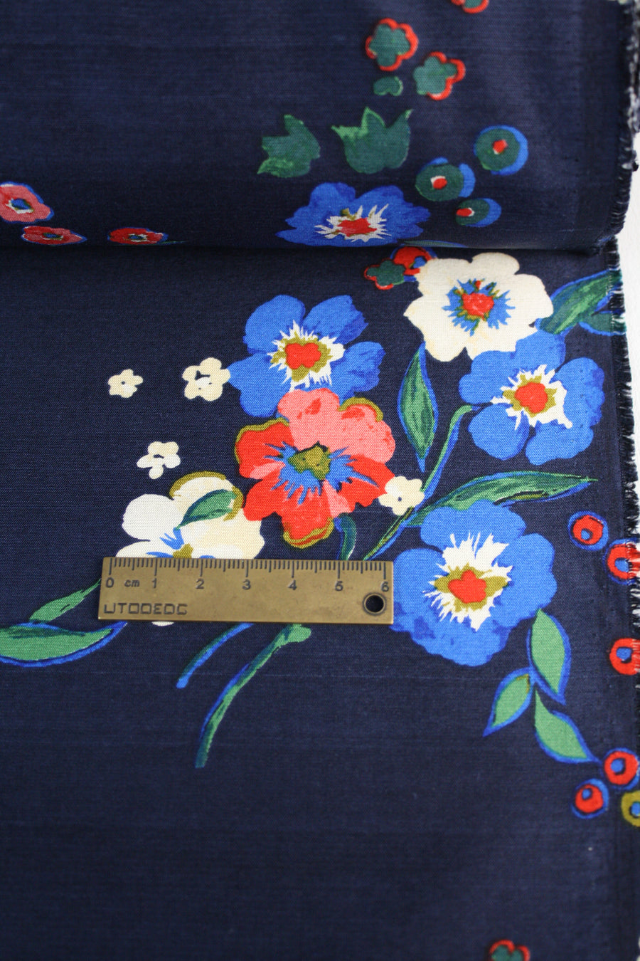 Ex-Designer Silk Faille | Prussian Navy