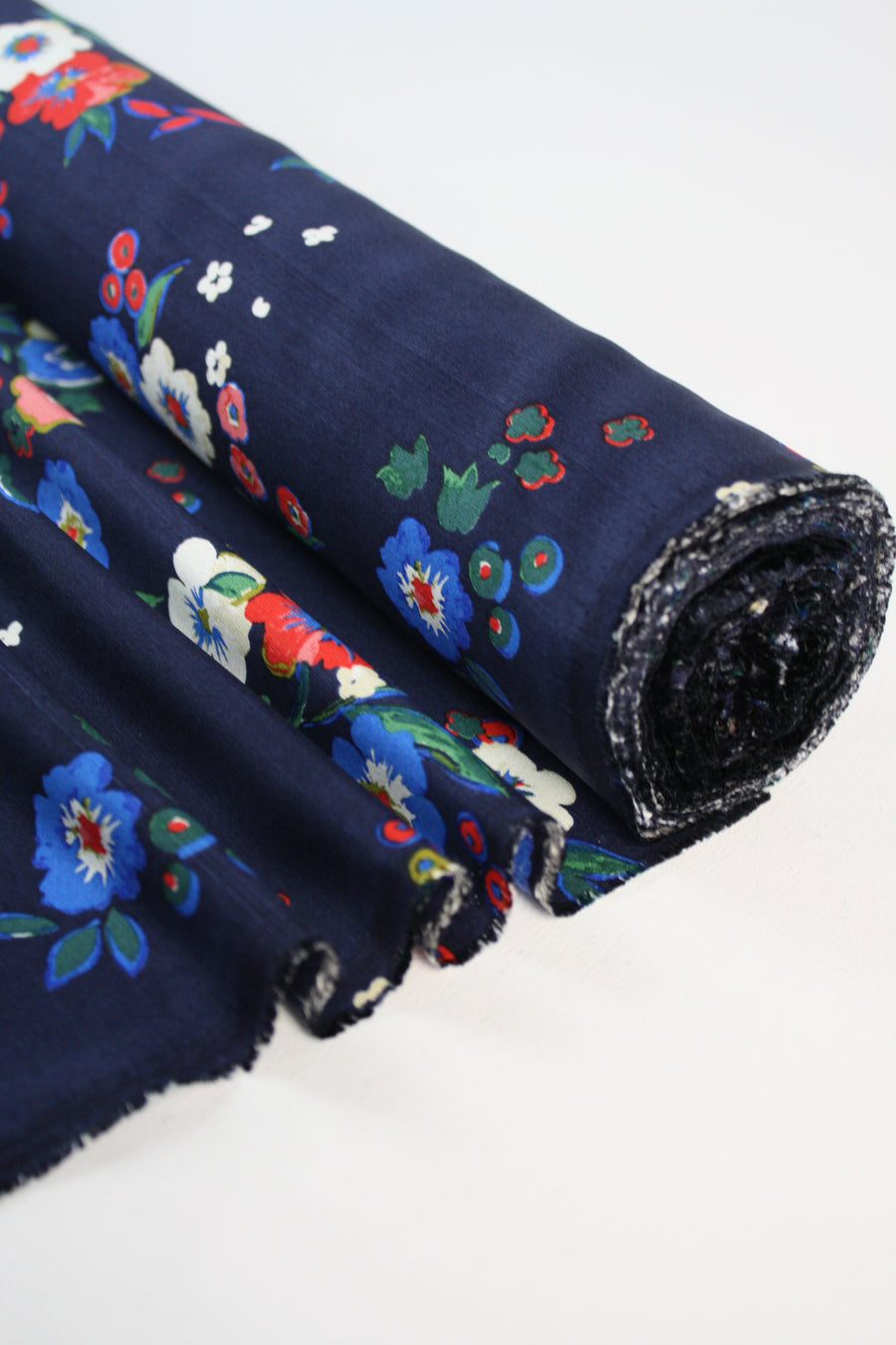 Ex-Designer Silk Faille | Prussian Navy