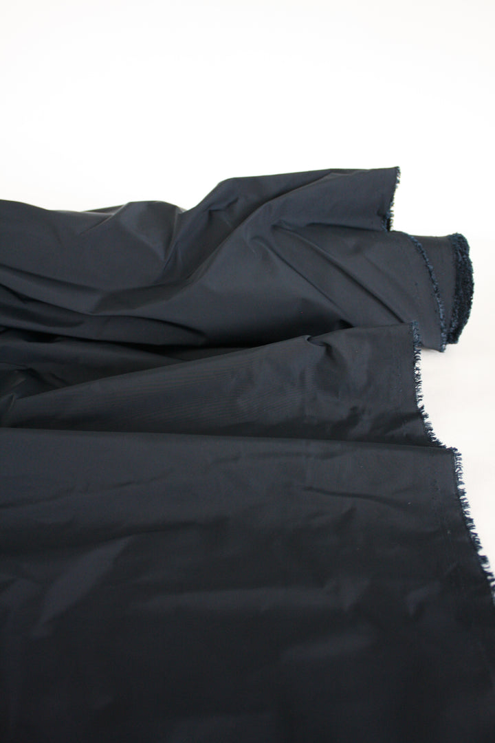 Aqua - Memory Yarn Taffeta | Peacoat